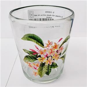 Vaso de acrilico diseño