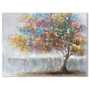 Cuadro diseño árbol de colores