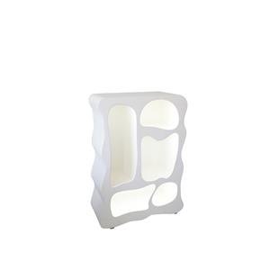Mueble de madera mdf con luces de color blanco de 79x40x111cm