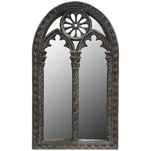 Espejo de madera diseño ventana de 72.8x42x3.54cm