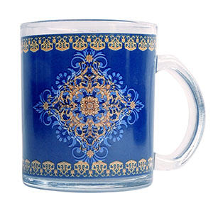 Taza de vidrio diseño