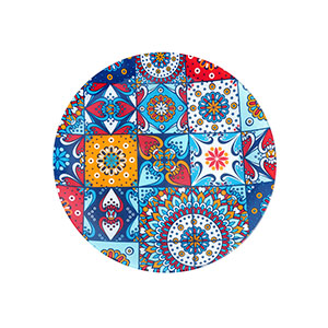 Plato de vidrio diseño