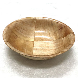 Tazón de bambú natural