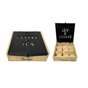 Caja de madera p/Té
