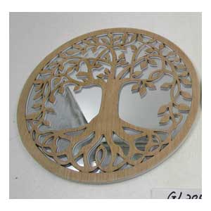Espejo de madera