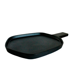 Sartén Decorativo de melamina Negro de 34.6×20.5×2.1cm