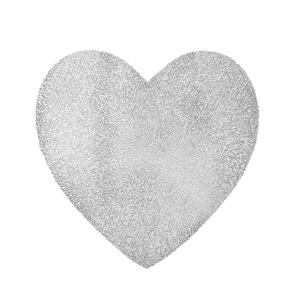 Mantel individual diseño corazón