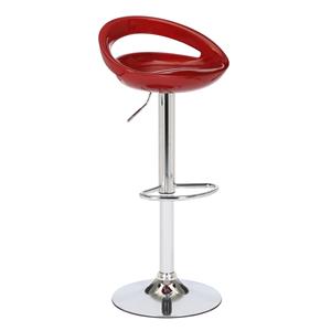 Silla de bar roja