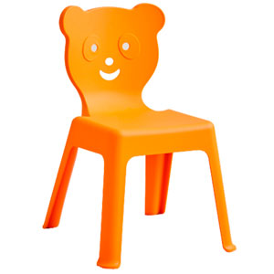Silla infantil de plástico