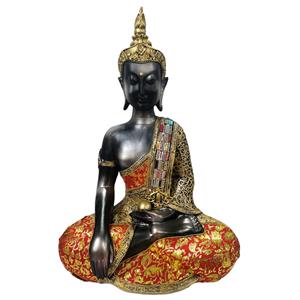 Buda de resina sentado