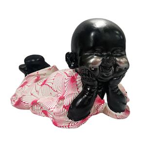 Niño buda de resina