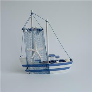 Barco marino azul