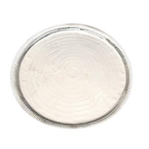 Platon plateado de acero inoxidable de 71x71x7cm