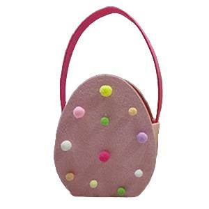Bolsita de fieltro rosa