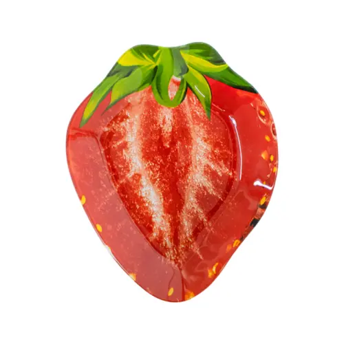 Plato de vidrio diseño