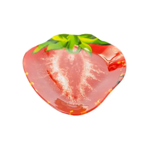 Plato de vidrio diseño