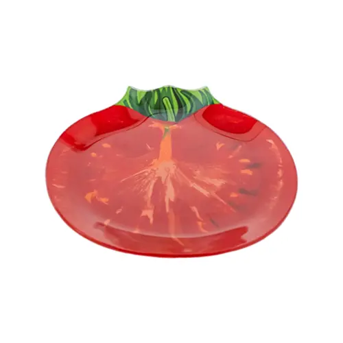 Plato de vidrio diseño