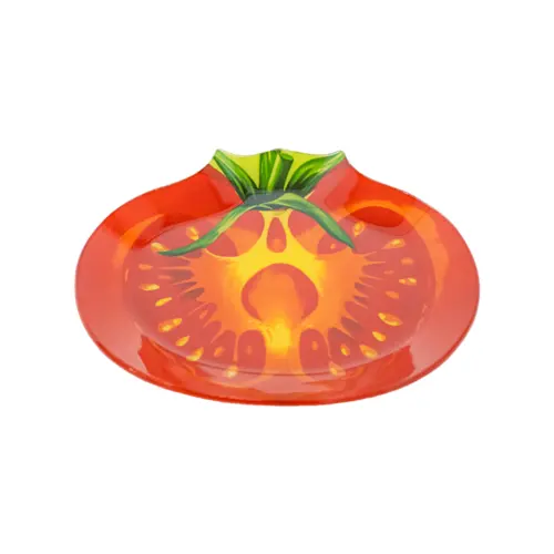 Plato de vidrio diseño
