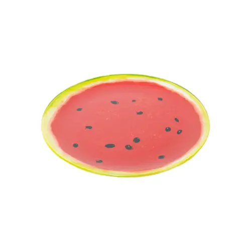 Plato de vidrio redondo