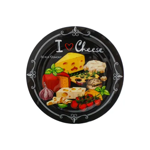 Plato de vidrio diseño