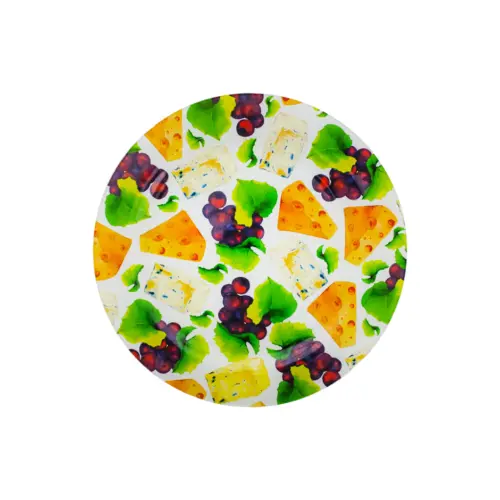 Plato de vidrio diseño