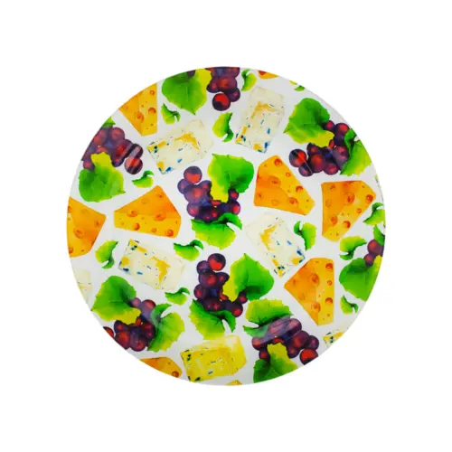 Plato de vidrio diseño