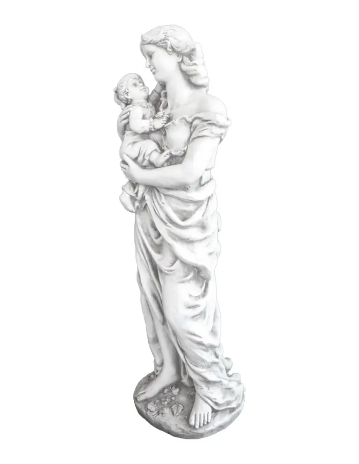 Escultura de mujer cargando - Image 2