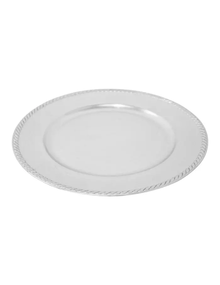 Plato de presentación plateado - Image 2