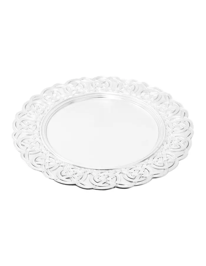 Plato de presentación plateado - Image 2