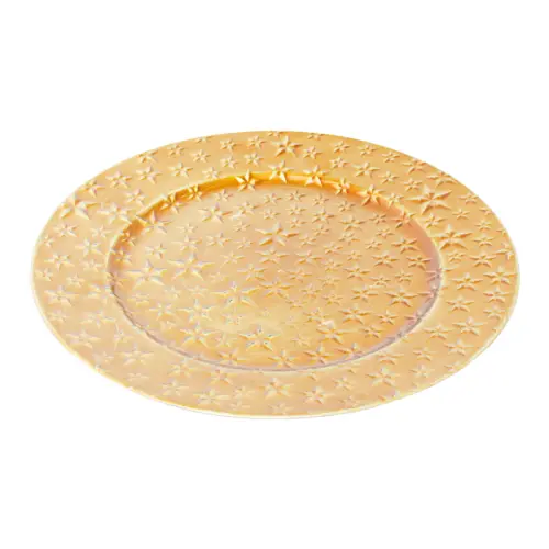 Plato de presentaciòn dorado
