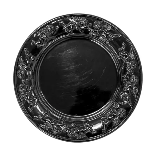 Plato de presentación negro