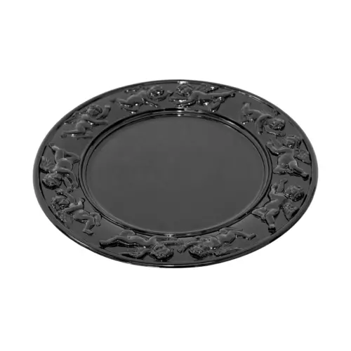 Plato de presentación negro