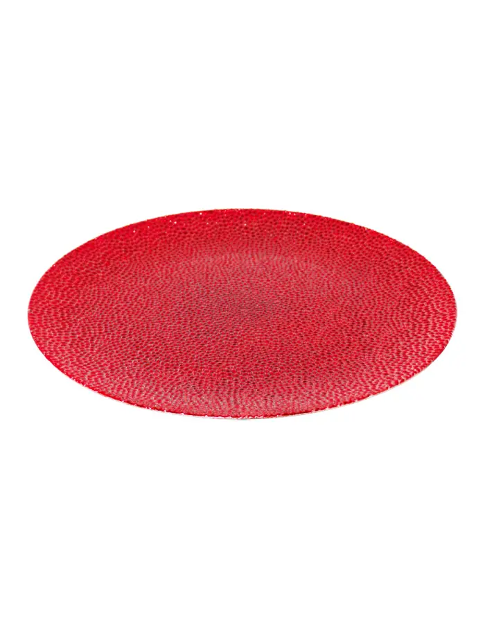 Plato de presentación rojo - Image 2