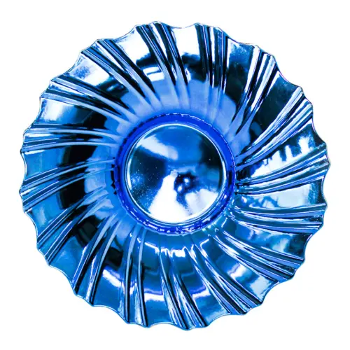 Plato hondo azul diseño