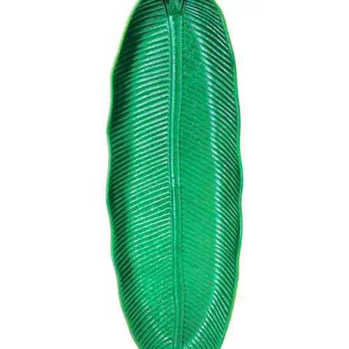 Plato verde esmeralda diseño