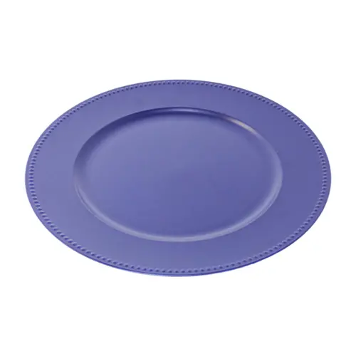 Plato de presentación azul