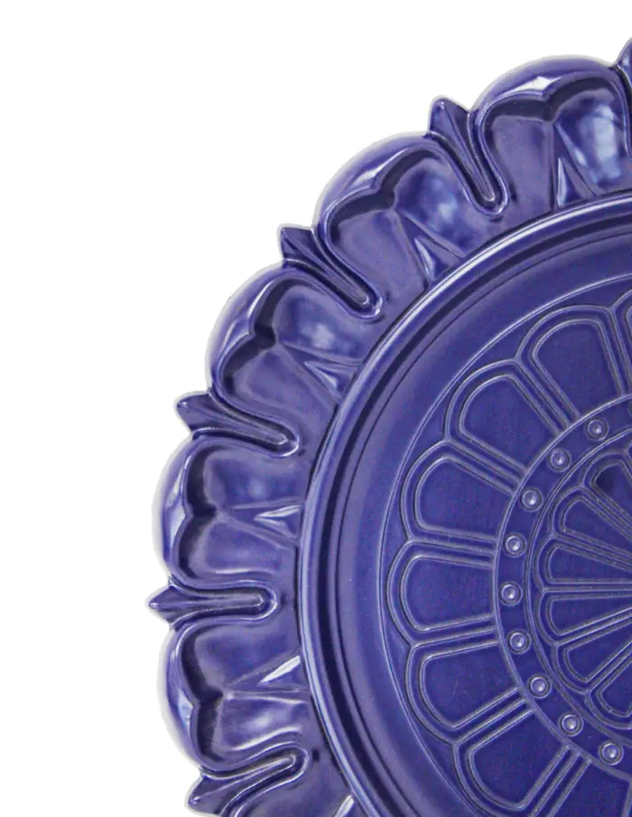 Plato de presentación azul - Image 3