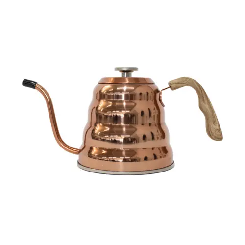 Tetera de metal cobre