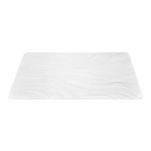 Mantel individual blanco diseño líneas de 43.5×28.5cm