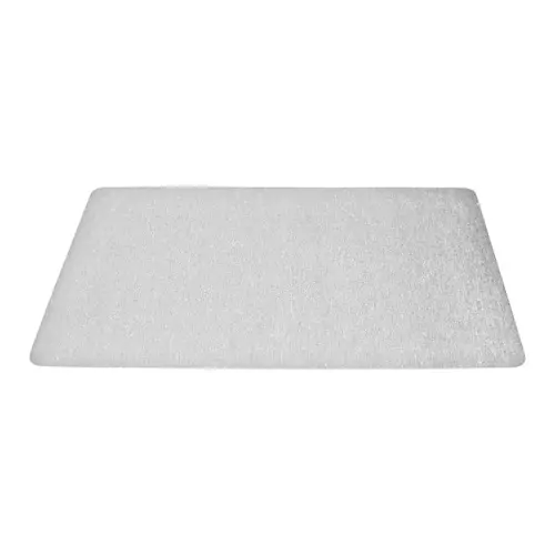 Mantel individual rectangular plateado de 43.5×28.5cm