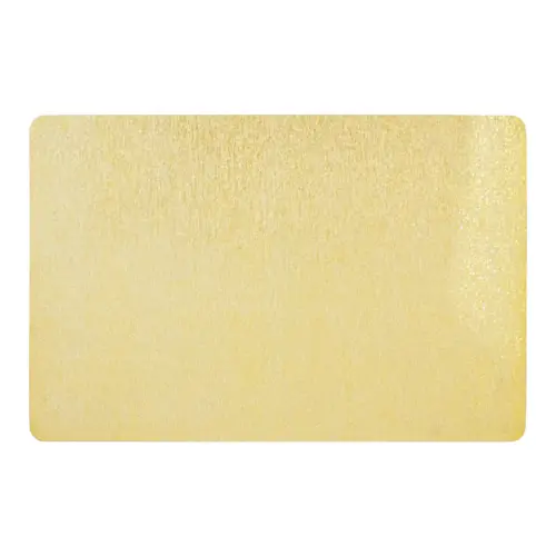 Mantel individual rectangular dorado de 43.5×28.5cm