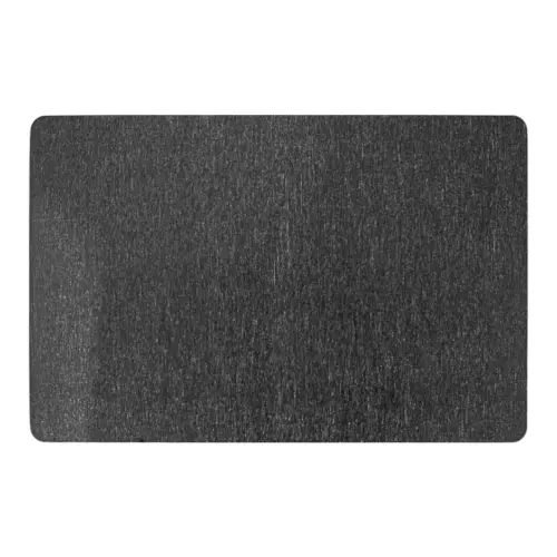 Mantel individual rectangular negro de 43.5×28.5cm
