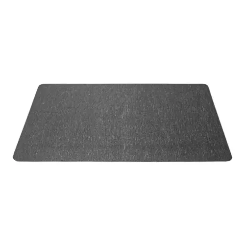 Mantel individual rectangular negro de 43.5×28.5cm