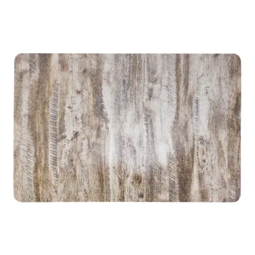 Mantel individual rectangular diseño corteza café de 43.5×28.5cm