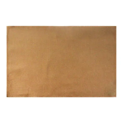 Mantel individual de algodon rectangular café oscuro de 43.5×28.5cm