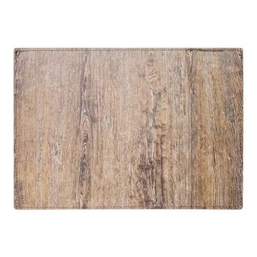 Mantel individual rectangular diseño madera claro de 43x30cm