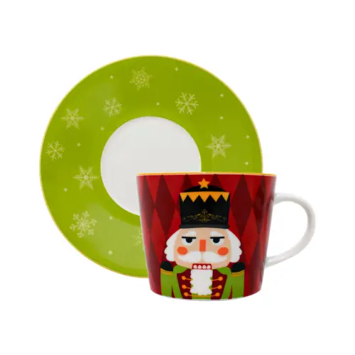 Taza con plato diseño