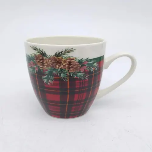 Taza de cerámica estampado