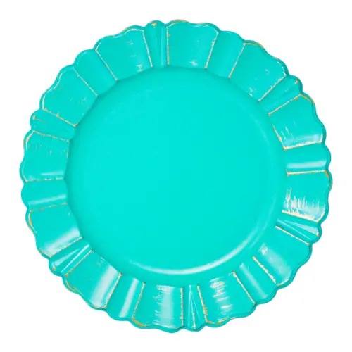 Plato de presentación aqua