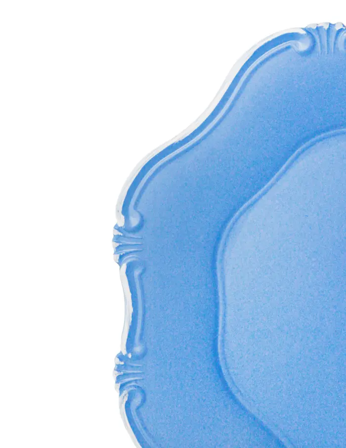 Plato de presentación azul - Image 3